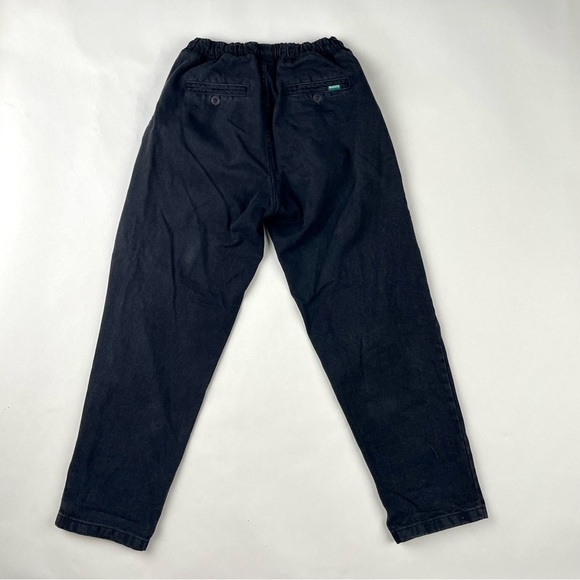 Black Elastic Waistband Pants magenta skateboards - Picture 4 of 6